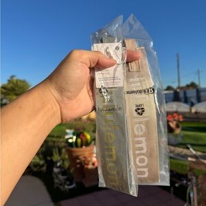 Lululemon Beige Adjustable Strap